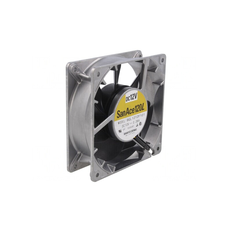 Ventilator DC axial 12V 120x120x38mm 147m3/h 36dBA cu bilă | Electronic-mag.ro | Componente Electronice