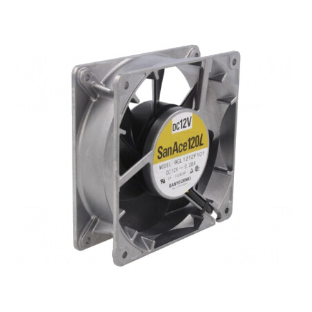 Ventilator DC axial 12V 120x120x38mm 147m3/h 36dBA cu bilă | Electronic-mag.ro | Componente Electronice