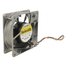 Ventilator axial 12V DC 120x120x38mm 126m3/h 32dBA cu bilă | Electronic-mag.ro | Componente Electronice
