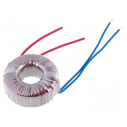 Transformator toroidal 60VA 230V 24V 2.5A cu cabluri | Electronic-mag.ro | Componente Electronice