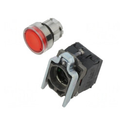 Comutator cu apăsare 22mm 1NC 1NO | Electronic-mag.ro | Componente Electronice