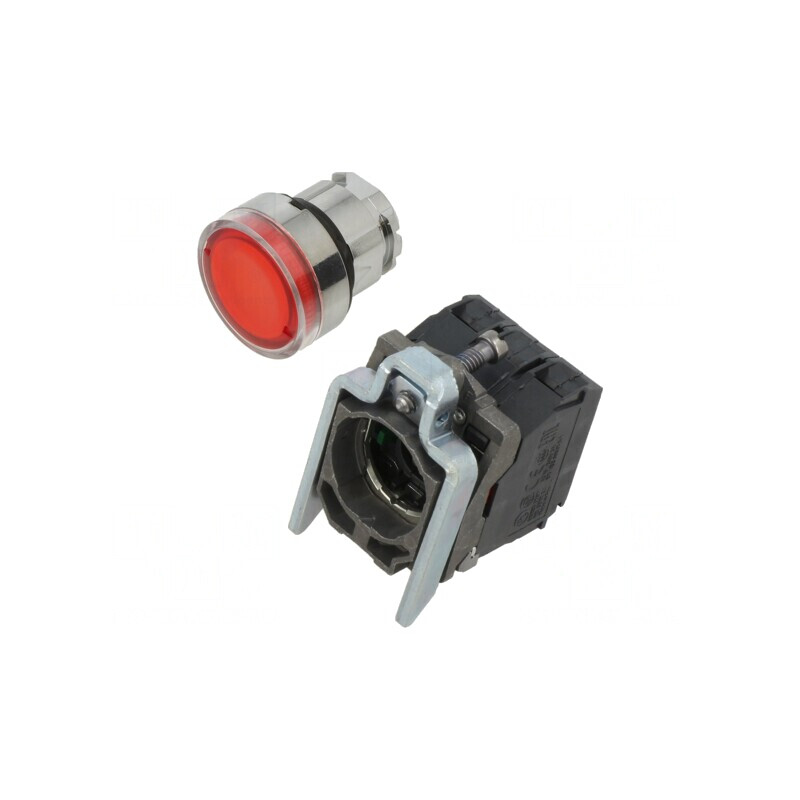 Comutator cu apăsare 22mm 1NC 1NO | Electronic-mag.ro | Componente Electronice