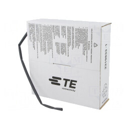 Manşon termocontractabil fără adeziv 2:1 4,8mm 9m negru | Electronic-mag.ro | Componente Electronice