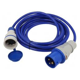Prelungitor albastru 5m 16A 3x2,5mm2 | Electronic-mag.ro | Componente Electronice