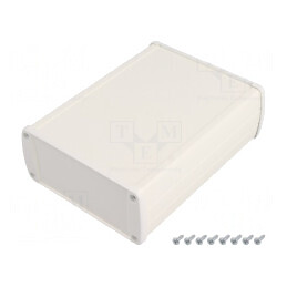 Carcasă Universală Aluminiu Gri 106x145x45mm TEKAM | Electronic-mag.ro | Componente Electronice