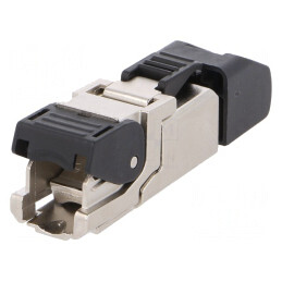 Mufă RJ45 Ecranată Cat 5e 8P8C 5-9mm | Electronic-mag.ro | Componente Electronice
