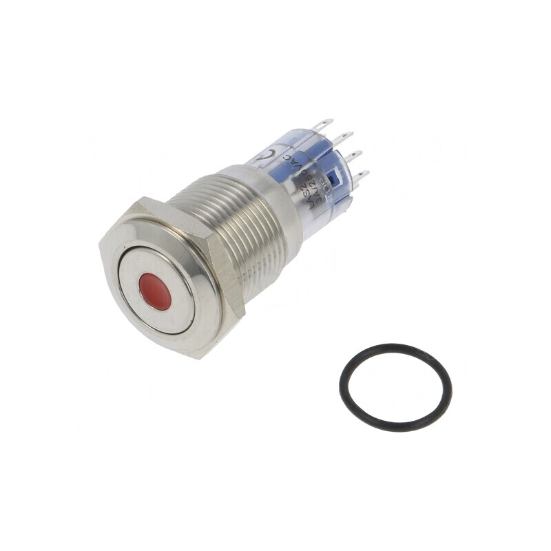 "Comutator Anti-Vandalism DPDT 3A 250V Roșu IP67" | Electronic-mag.ro | Componente Electronice