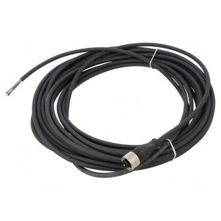 Cablu de conectare M12 10m 250VAC 4A 300VDC | Electronic-mag.ro | Componente Electronice