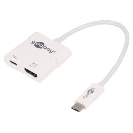Adaptor HDMI 2.0 USB 3.0 0.15m Alb 60W | Electronic-mag.ro | Componente Electronice