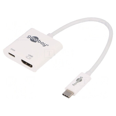 Adaptor HDMI 2.0 USB 3.0 0.15m Alb 60W | Electronic-mag.ro | Componente Electronice