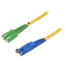 Patch Cord Fibră Optică 2m SC/APC 9/125um | Electronic-mag.ro | Componente Electronice