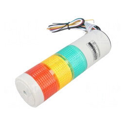 Coloană de Semnalizare LED Roşu/Ambră/Verde 24V | Electronic-mag.ro | Componente Electronice