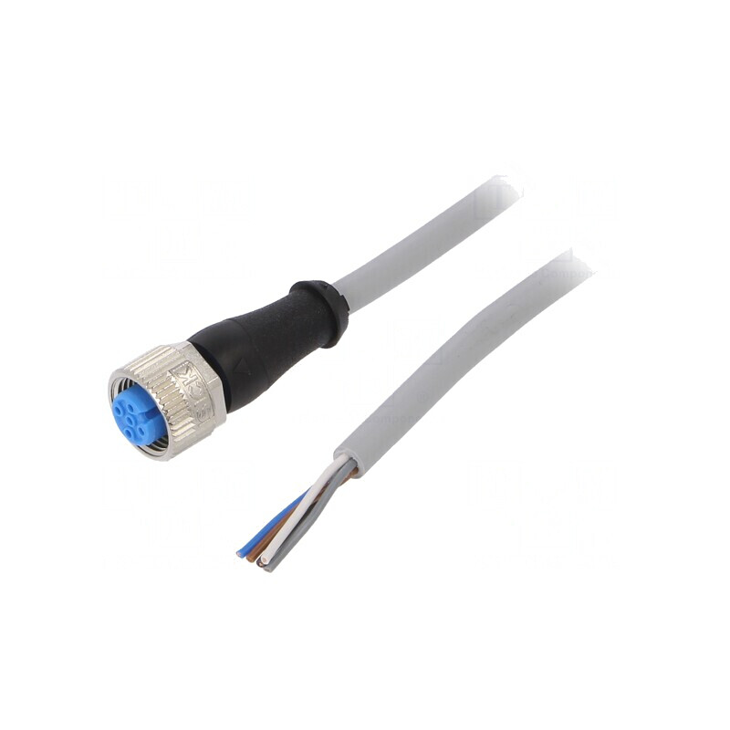 Cablu de Conectare M12 5 PIN 10m IP67 125VAC 4A | Electronic-mag.ro | Componente Electronice