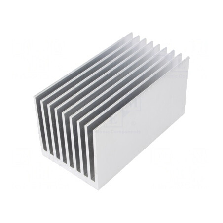 Radiator Extrudat cu Aripioare L 150mm W 80mm Natur | Electronic-mag.ro | Componente Electronice