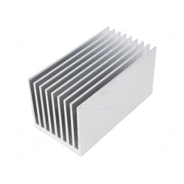 Radiator Extrudat cu Aripioare L 150mm W 80mm Natur | Electronic-mag.ro | Componente Electronice