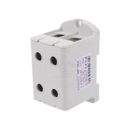 Conector de Șine 150mm2, 4 Borne, Gri, 50.9mm | Electronic-mag.ro | Componente Electronice