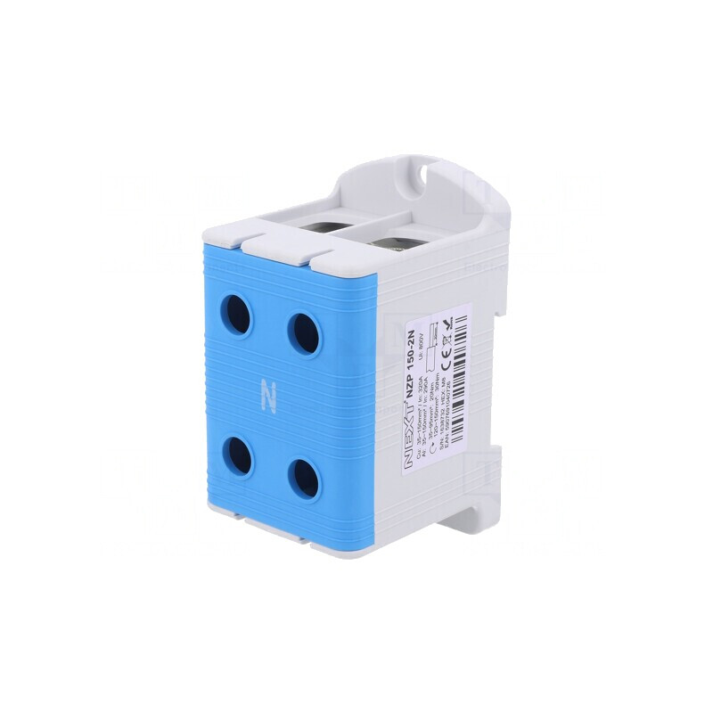 Conector de Șine 150mm2 Piste 1 Borne 4 Albastru TS35 | Electronic-mag.ro | Componente Electronice Conector de Șine 150mm2 Piste 1 Borne 4 Albastru TS35 | Electronic-mag.ro | Componente Electronice