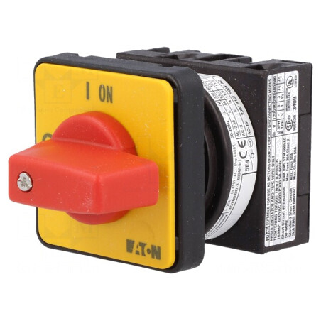 Comutator de Urgență cu Came 20A 1P 2 Poziții | Electronic-mag.ro | Componente Electronice