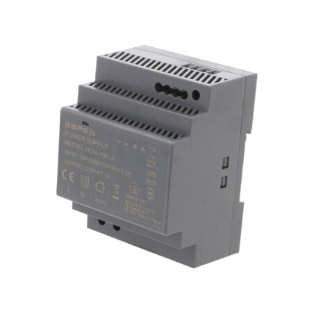 Alimentator Pulsatoriu pentru Șină DIN 90W 12V 7.1A | Electronic-mag.ro | Componente Electronice