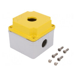 Carcasă pentru pilot IP66/IP67 80x80x73mm | Electronic-mag.ro | Componente Electronice