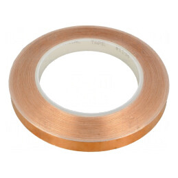 Bandă Electroconductoare din Cupru 12mm x 33m | Electronic-mag.ro | Componente Electronice