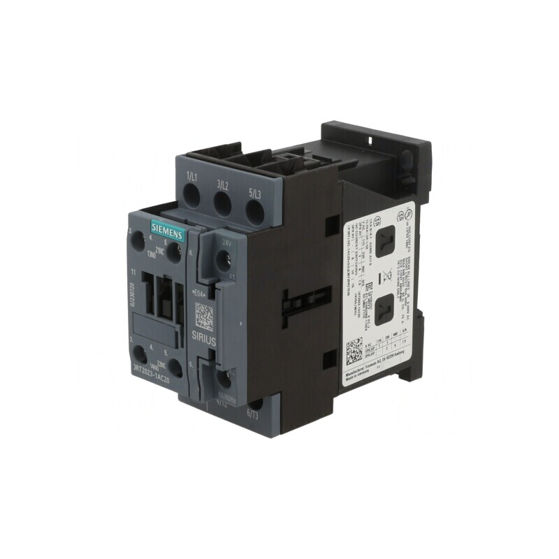 Contactor 3-polar cu contacte auxiliare NO NC 24VAC 9A | Electronic-mag.ro | Componente Electronice Contactor 3-polar cu contacte auxiliare NO NC 24VAC 9A | Electronic-mag.ro | Componente Electronice
