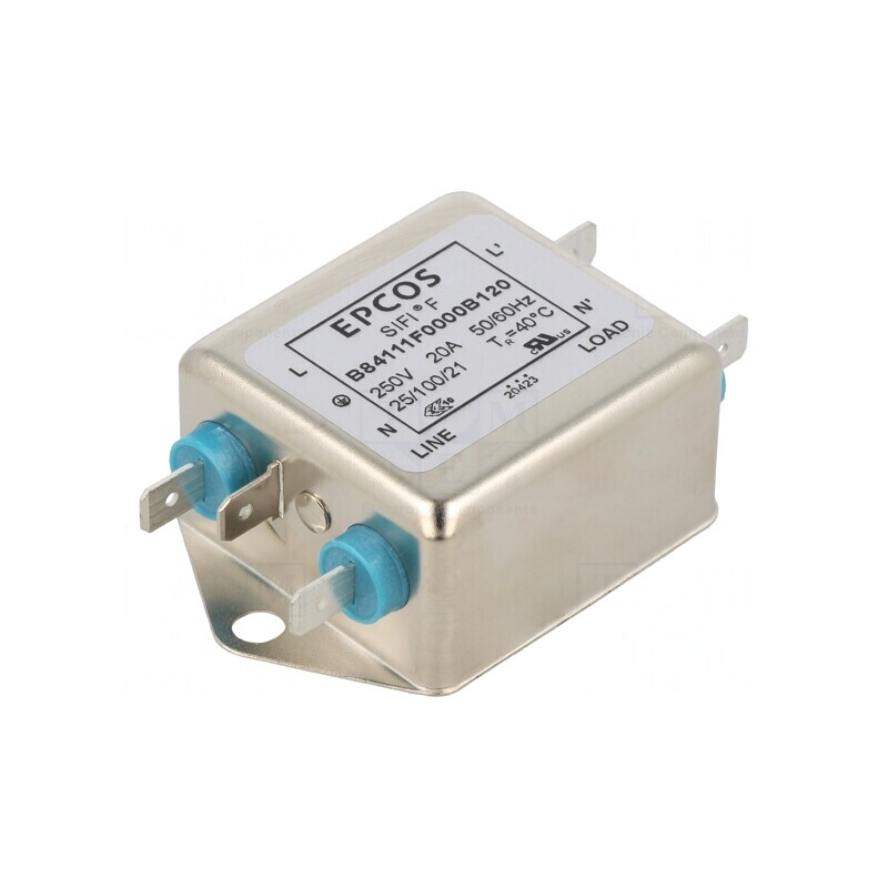 Filtru Anti-Interferențe Monofazat 250VAC 20A | Electronic-mag.ro | Componente Electronice