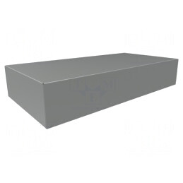 Bază Carcasă Oțel Gri 203x406x76mm | Electronic-mag.ro | Componente Electronice