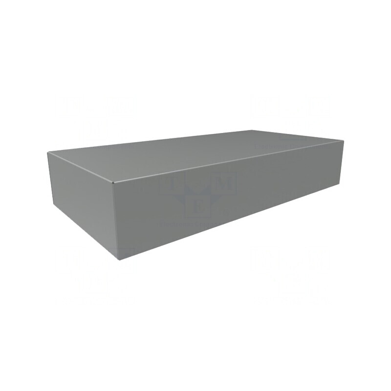 Bază Carcasă Oțel Gri 203x406x76mm | Electronic-mag.ro | Componente Electronice