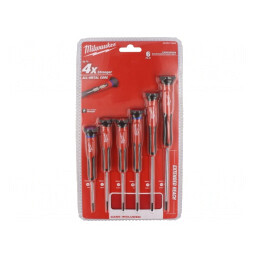 Set Șurubelnițe de Precizie Phillips și Plată 6 Bucăți | Electronic-mag.ro | Componente Electronice