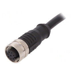 Mufă M12 8-PIN Mamă IP67 30V 2A | Electronic-mag.ro | Componente Electronice