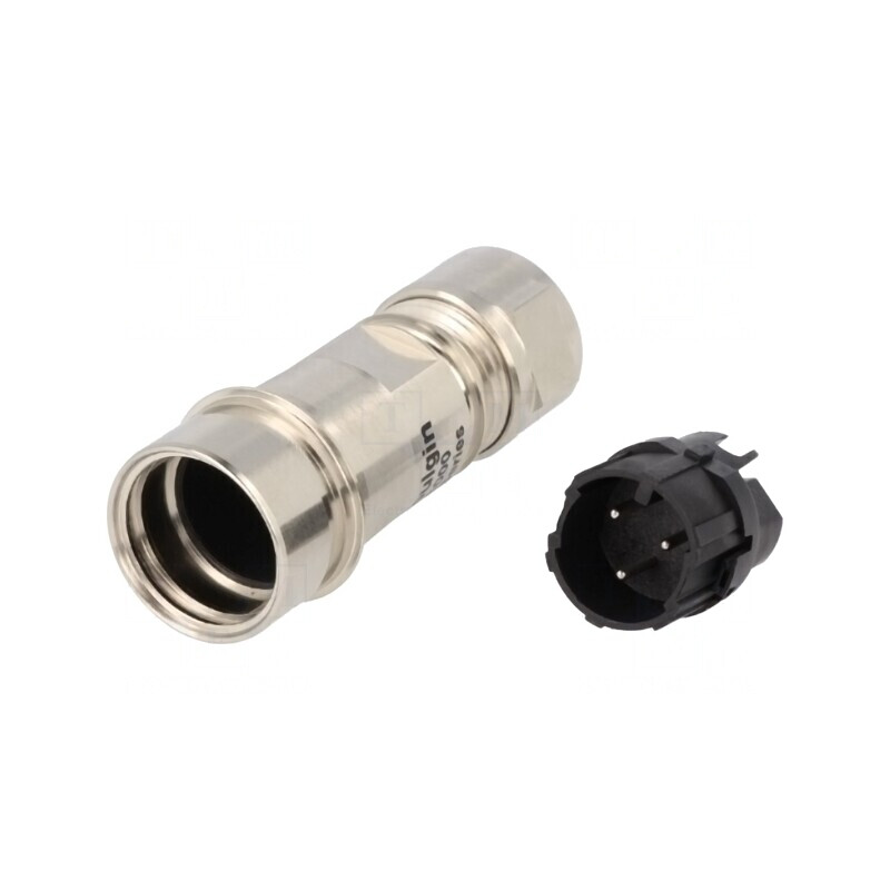 Conector circular 3 PIN Buccaneer 6000 nichelat | Electronic-mag.ro | Componente Electronice