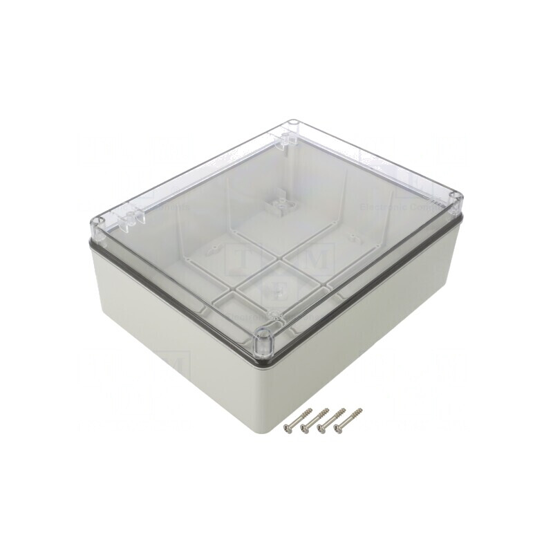 Carcasă universală gri IP56 198x248x95mm SCABOX | Electronic-mag.ro | Componente Electronice