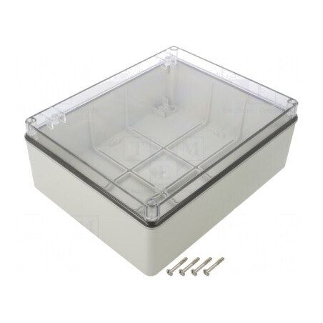 Carcasă universală gri IP56 198x248x95mm SCABOX | Electronic-mag.ro | Componente Electronice