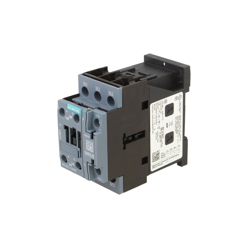 Contactor 3-polar cu 3 contacte auxiliare, 230VAC | Electronic-mag.ro | Componente Electronice