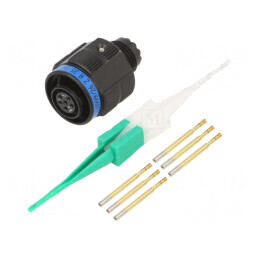 Conector Militar Dimensiune 9 MIL-DTL-38999 Series III Mufă | Electronic-mag.ro | Componente Electronice
