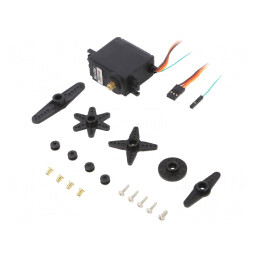 Servomecanism analogic metalic 4,8-6V FEETECH High-Torque FS5115M-FB | Electronic-mag.ro | Componente Electronice