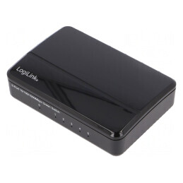Switch Gigabit Ethernet 5 Porturi Negru RJ45 | Electronic-mag.ro | Componente Electronice