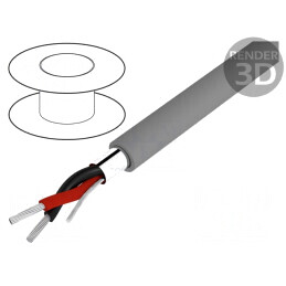 Cablu ecranat Alpha Essential 1x2x24AWG PVC | Electronic-mag.ro | Componente Electronice