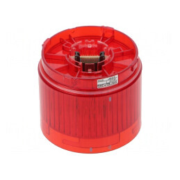 Semnalizator luminos LED roșu 24VDC IP65 60x50mm | Electronic-mag.ro | Componente Electronice