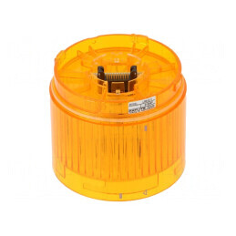 Semnalizator LED ambră 24VDC IP65 Ø60x50mm | Electronic-mag.ro | Componente Electronice