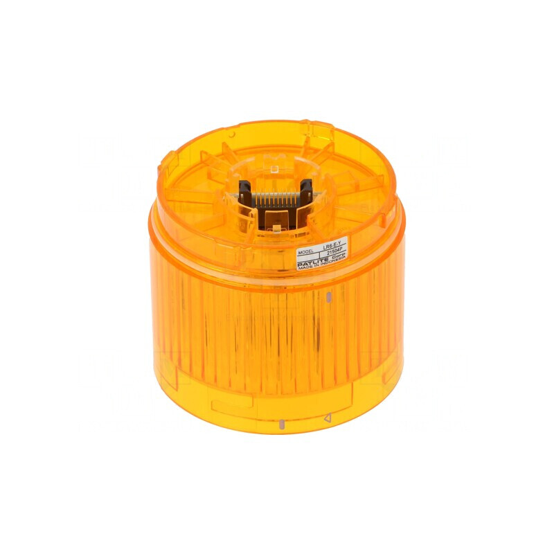 Semnalizator LED ambră 24VDC IP65 Ø60x50mm | Electronic-mag.ro | Componente Electronice