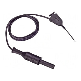 Cablu de măsurare 0,5m negru 70VDC 33VAC 1A