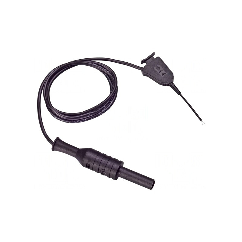 Cablu de măsurare 0,5m negru 70VDC 33VAC 1A | Electronic-mag.ro | Componente Electronice