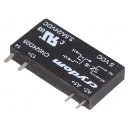 Releu Semiconductor 3-12VDC 3.5A 0-24VDC THT SIP | Electronic-mag.ro | Componente Electronice