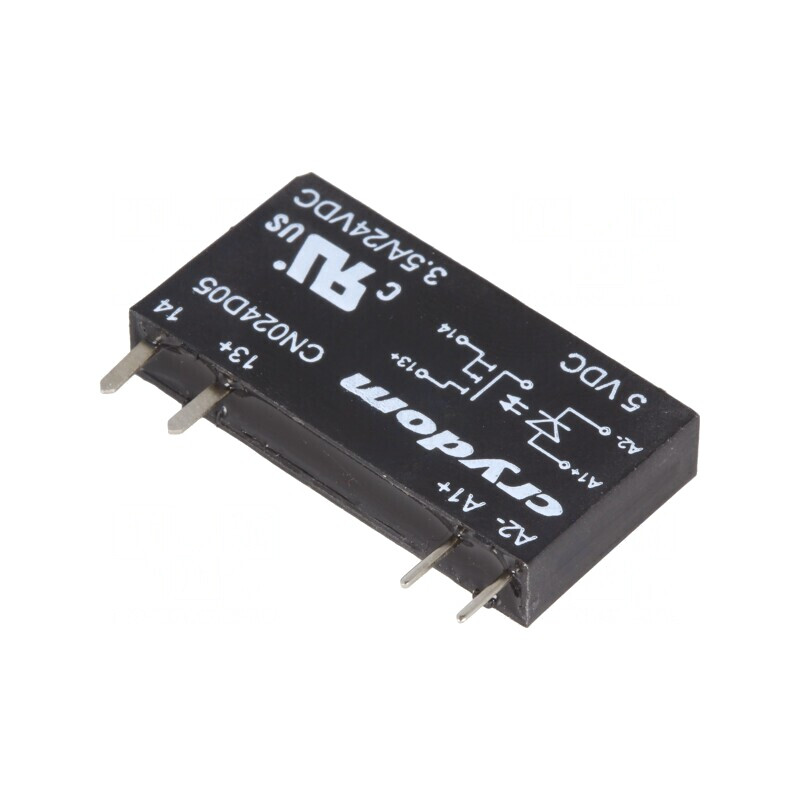 Releu Semiconductor 3-12VDC 3.5A 0-24VDC THT SIP