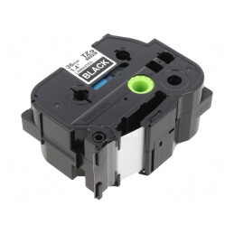 Bandă de Etichetare 36mm x 8m Negru/Alb TZE-365 | Electronic-mag.ro | Componente Electronice
