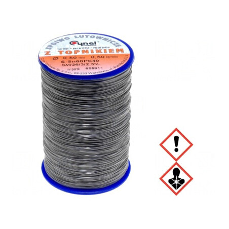Sârmă de lipit cu plumb 0,5mm 0,5kg | Electronic-mag.ro | Componente Electronice