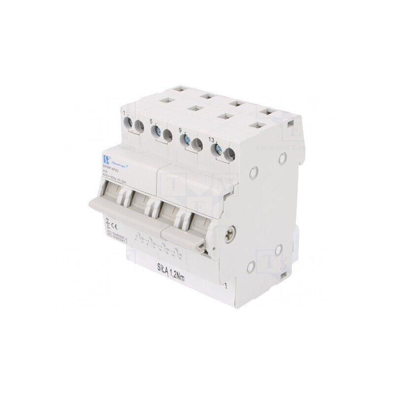 Comutator rețea-generator 4 Poli 240/415VAC 40A IP20 | Electronic-mag.ro | Componente Electronice