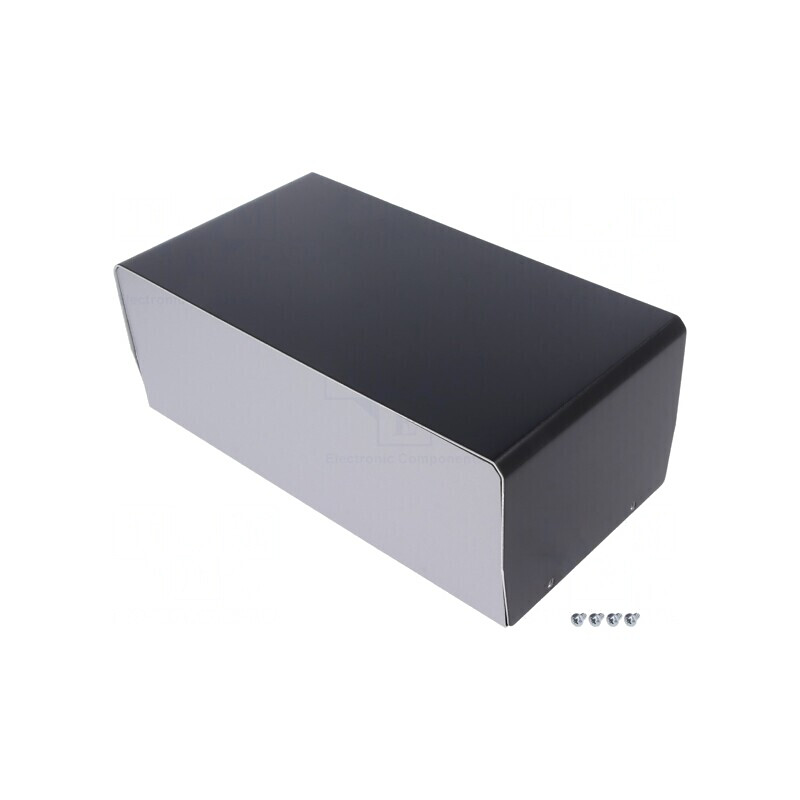 Carcasă aluminiu argint 118x223x84 mm | Electronic-mag.ro | Componente Electronice